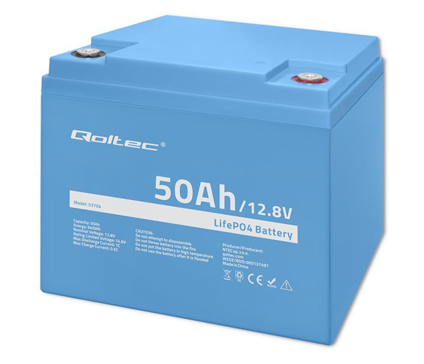 Qoltec Akumulator LiFePO4 12.8V 100Ah 1280Wh BMS - 1168189 - zdjęcie 3